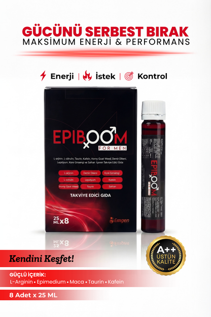 Epiboom For Men Food Supplement For Men 8x25 ML